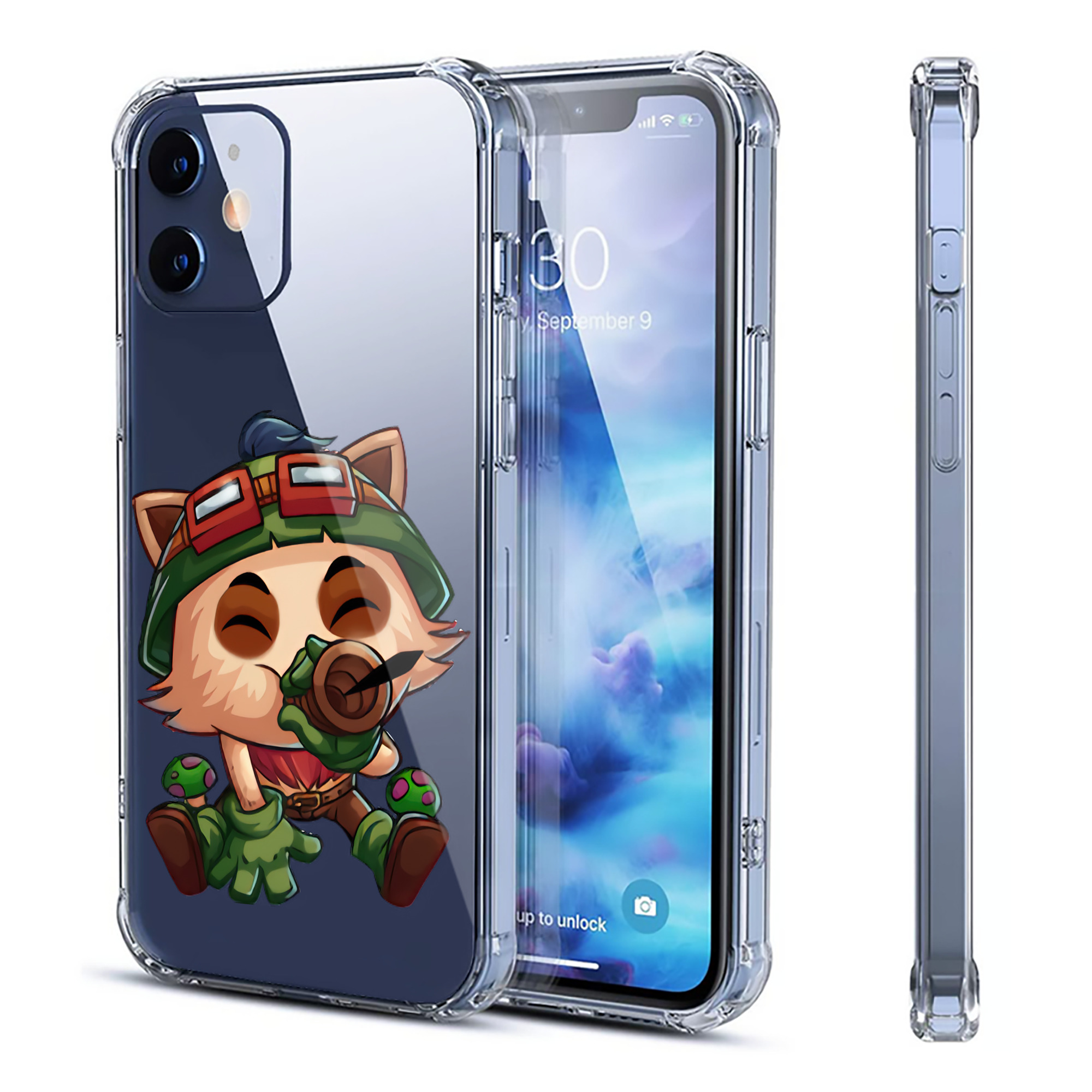 （画像用） リーグ・オブ・レジェンド League of Legends LOL 【iPhone 12シリーズ対応】透明スマホケース（クリアソフトケース）